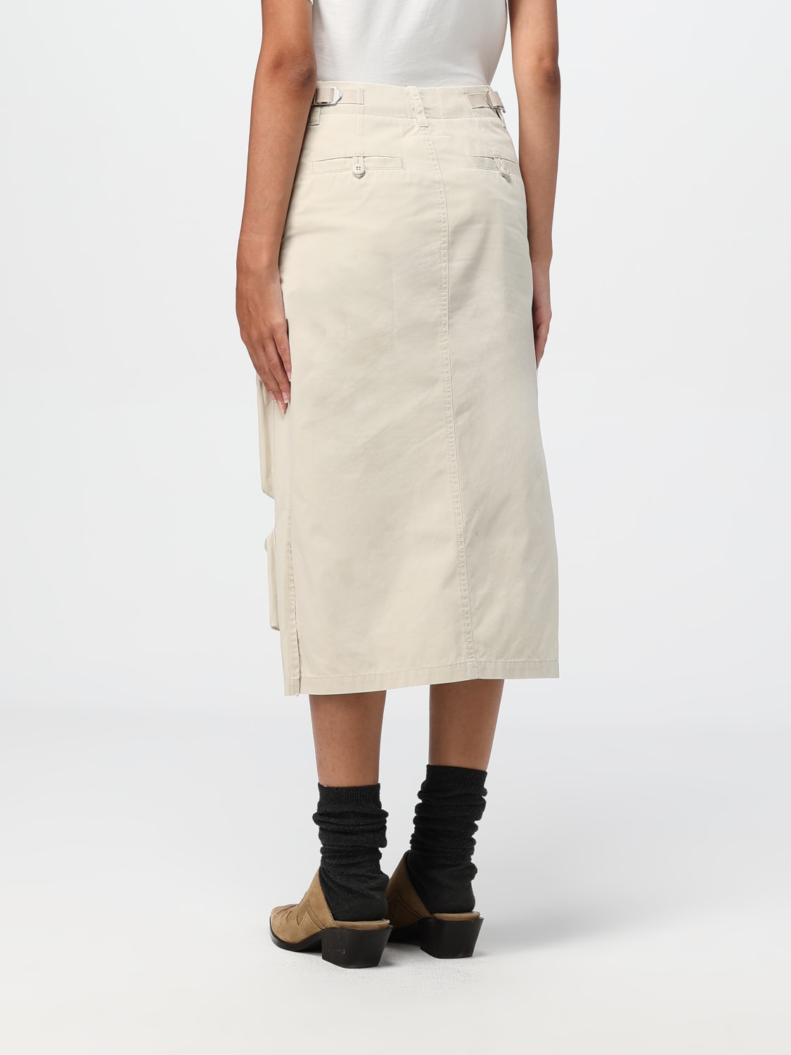 MM6 MAISON MARGIELA SKIRT: Skirt woman Mm6 Maison Margiela, Beige - Img 3