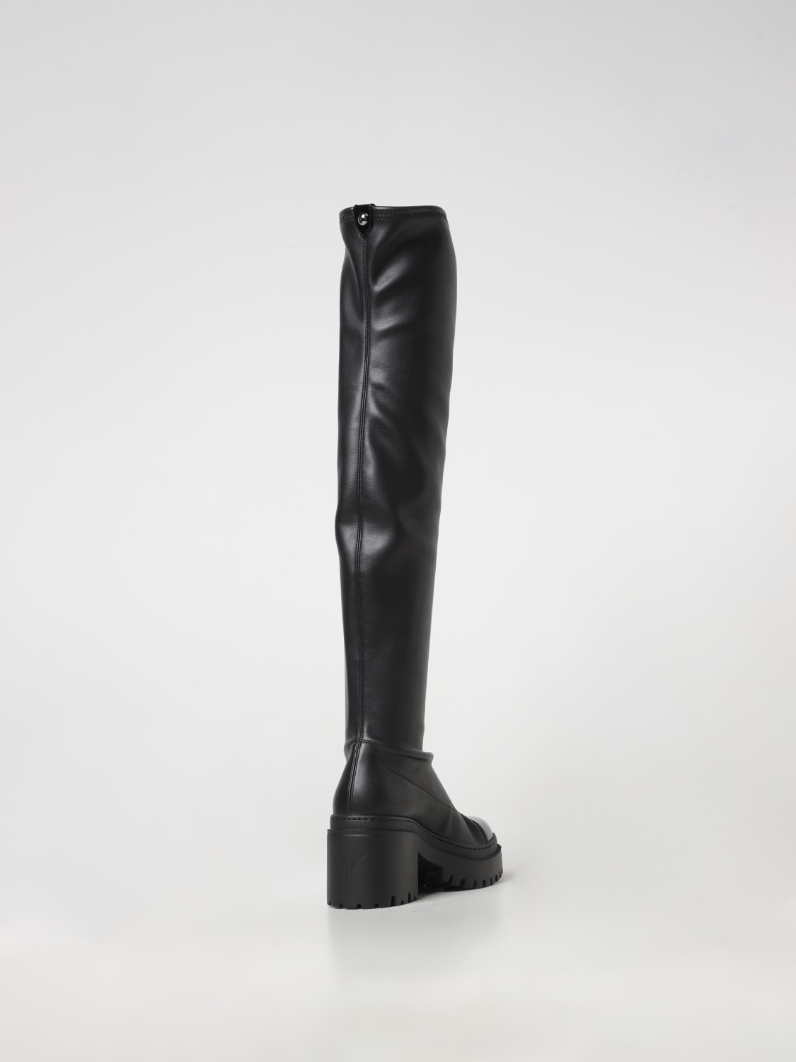 GIUSEPPE ZANOTTI BOOTS: Flat ankle boots woman Giuseppe Zanotti, Black - Img 3