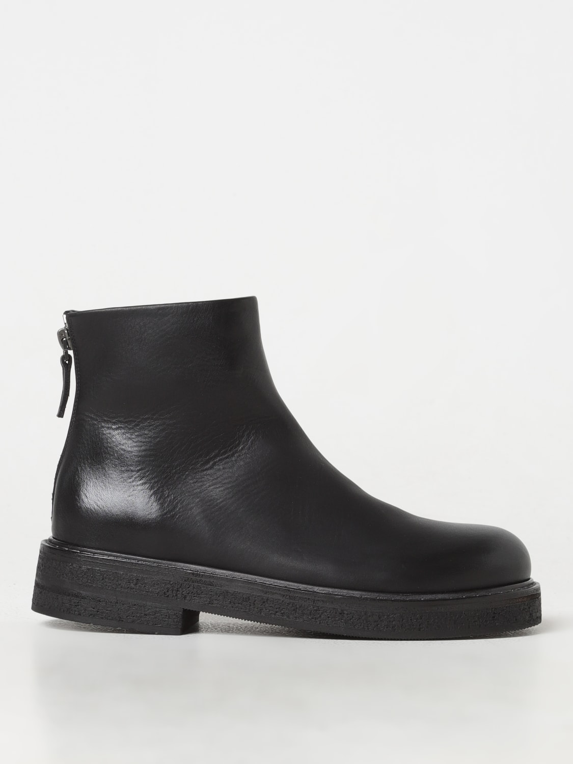 MARSÈLL FLAT ANKLE BOOTS: Flat ankle boots woman Marsell, Black - Img 1