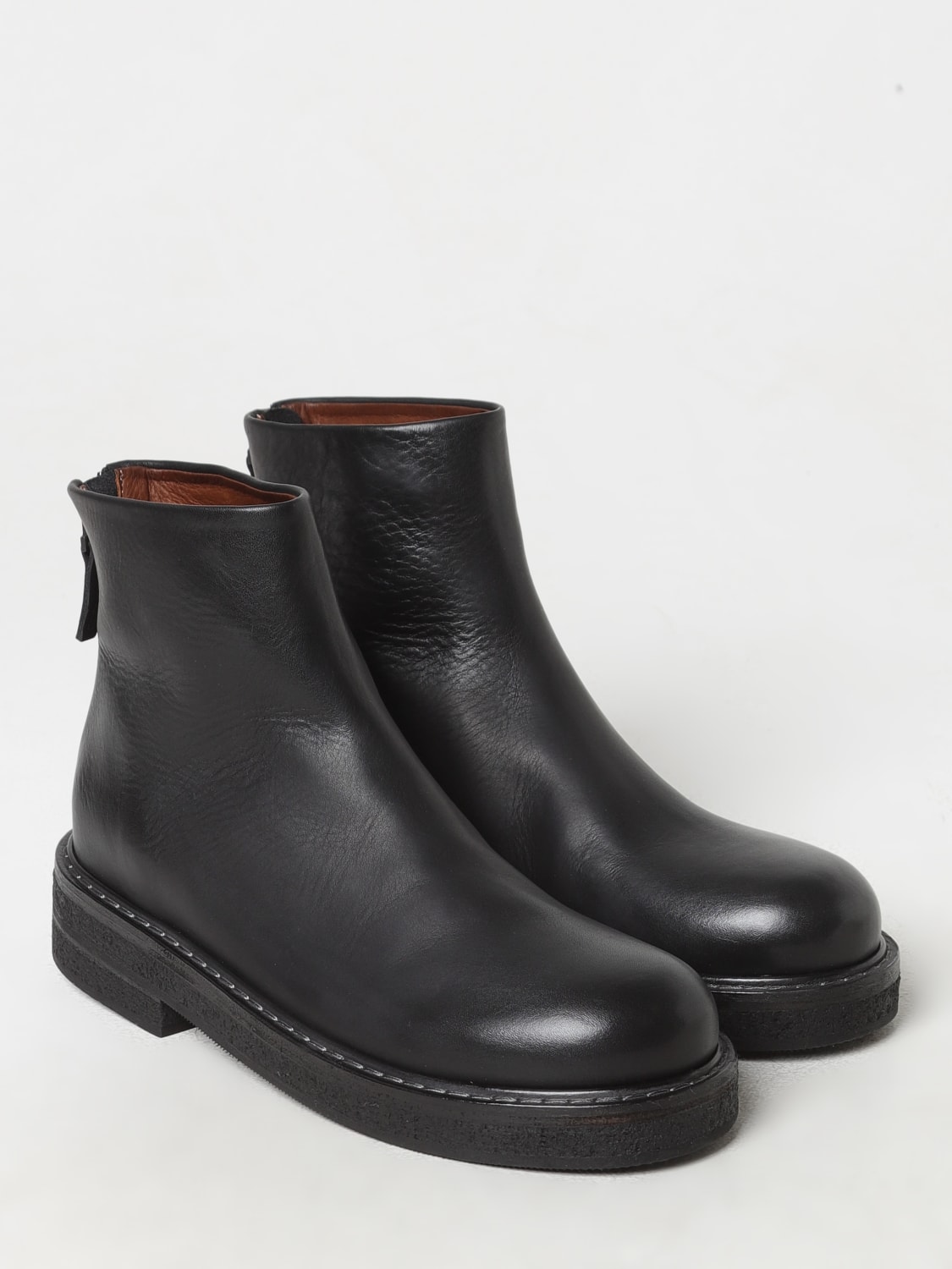 MARSÈLL FLAT ANKLE BOOTS: Flat ankle boots woman Marsell, Black - Img 2