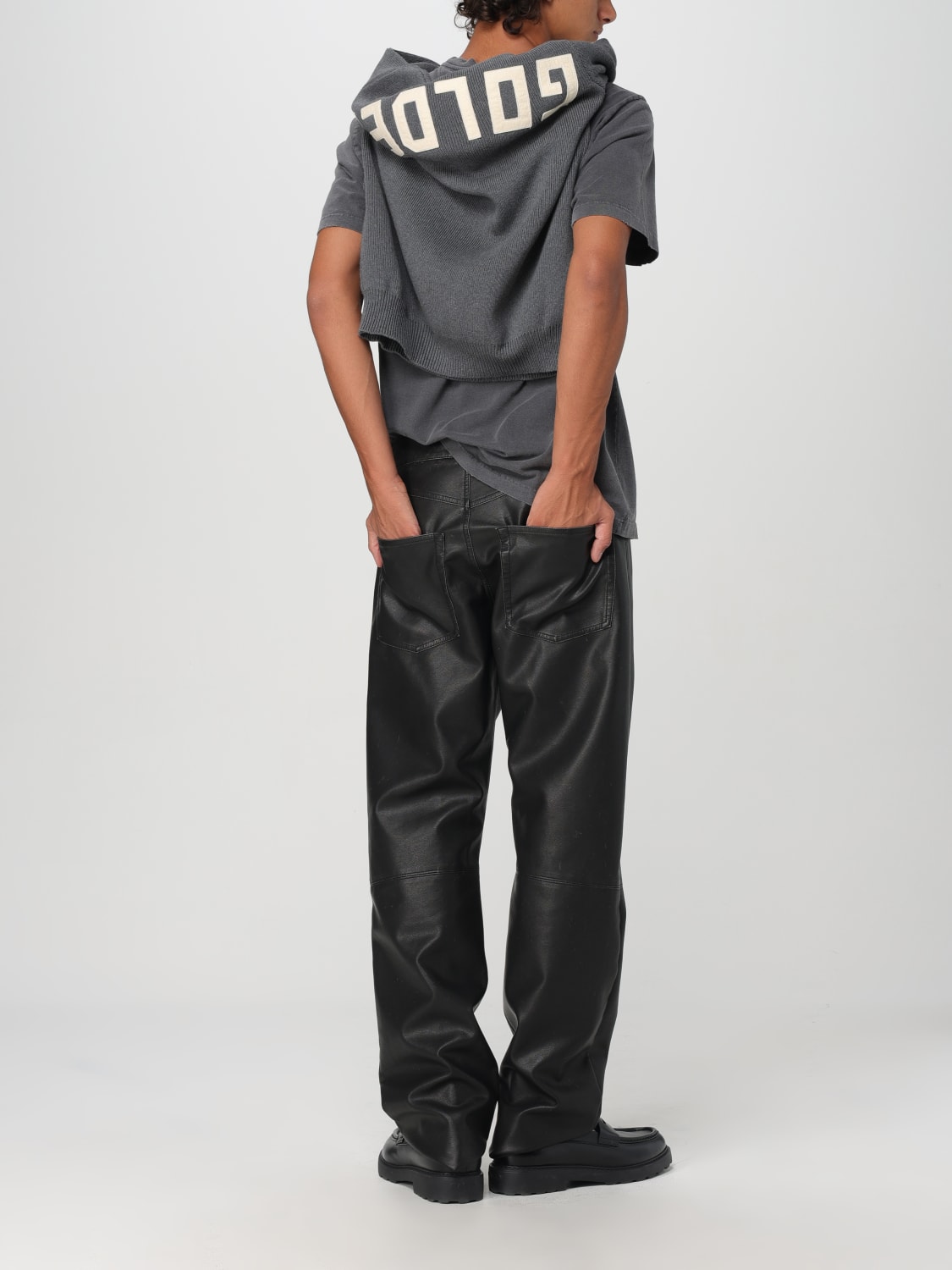 GOLDEN GOOSE: T-shirt men - Grey | Golden Goose t-shirt