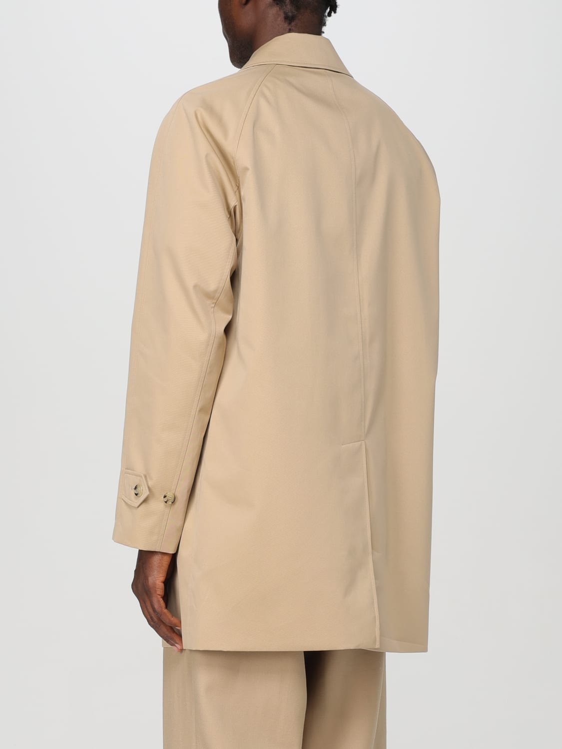 BURBERRY TRENCH COAT: Coat men Burberry, Honey - Img 3