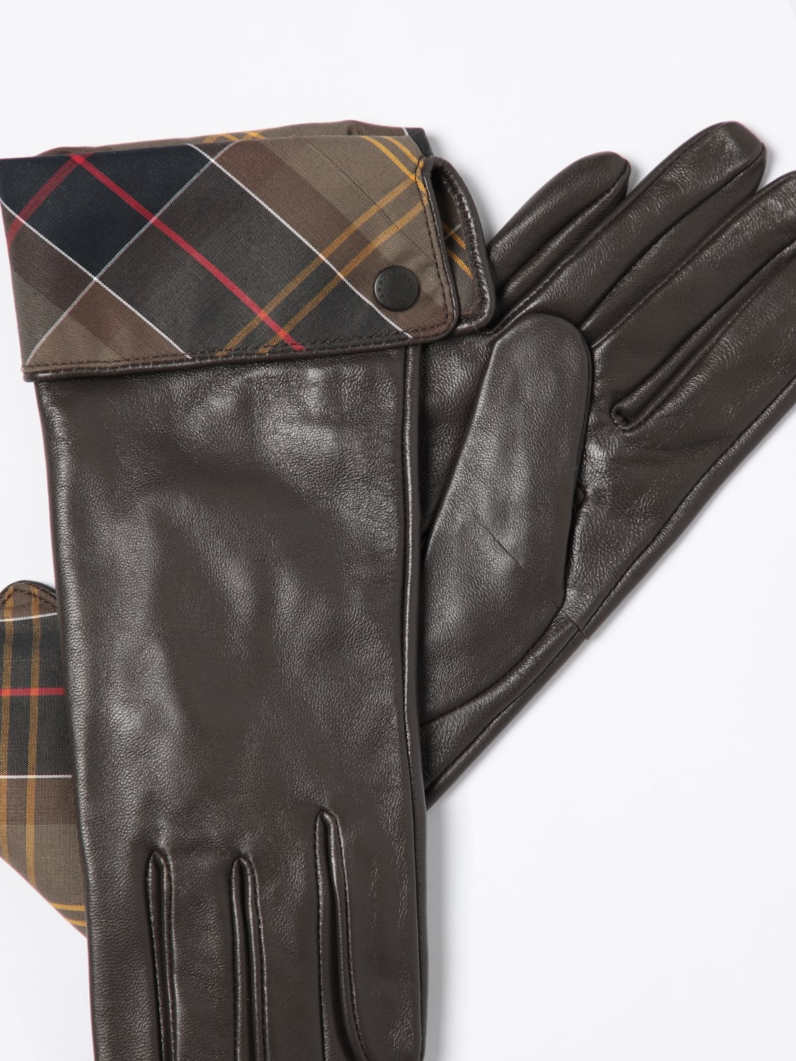 BARBOUR GLOVES: Gloves woman Barbour, Brown - Img 2