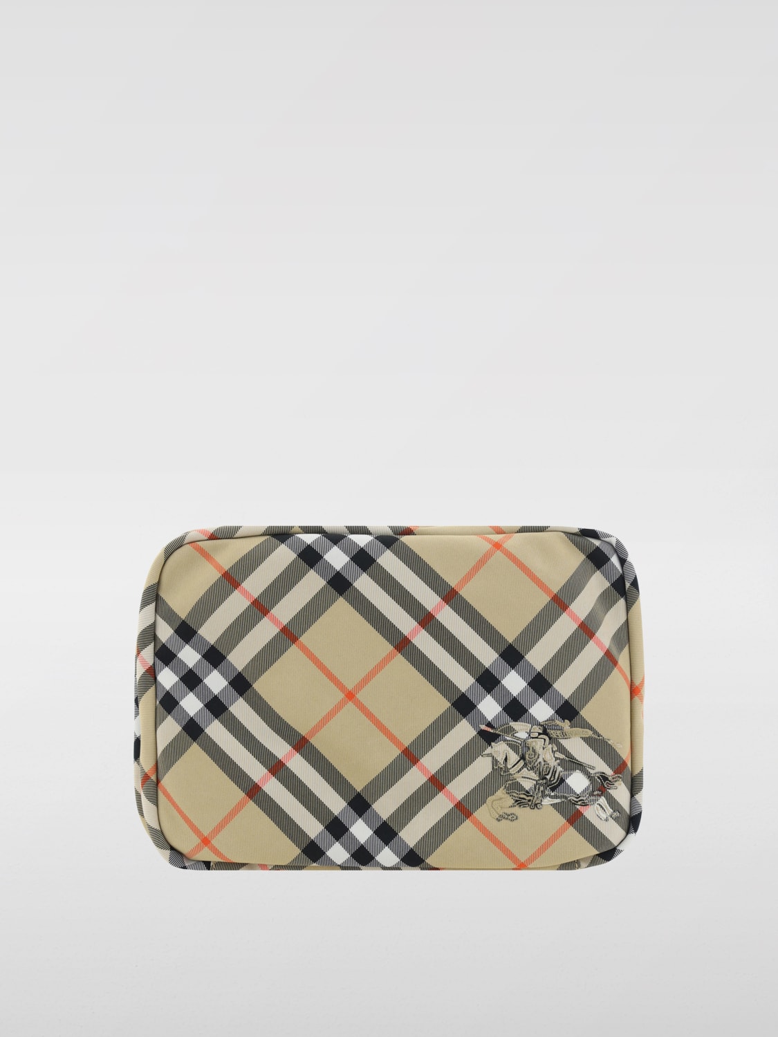 Giglio Pouch Nova Vintage Check Burberry in nylon stampato