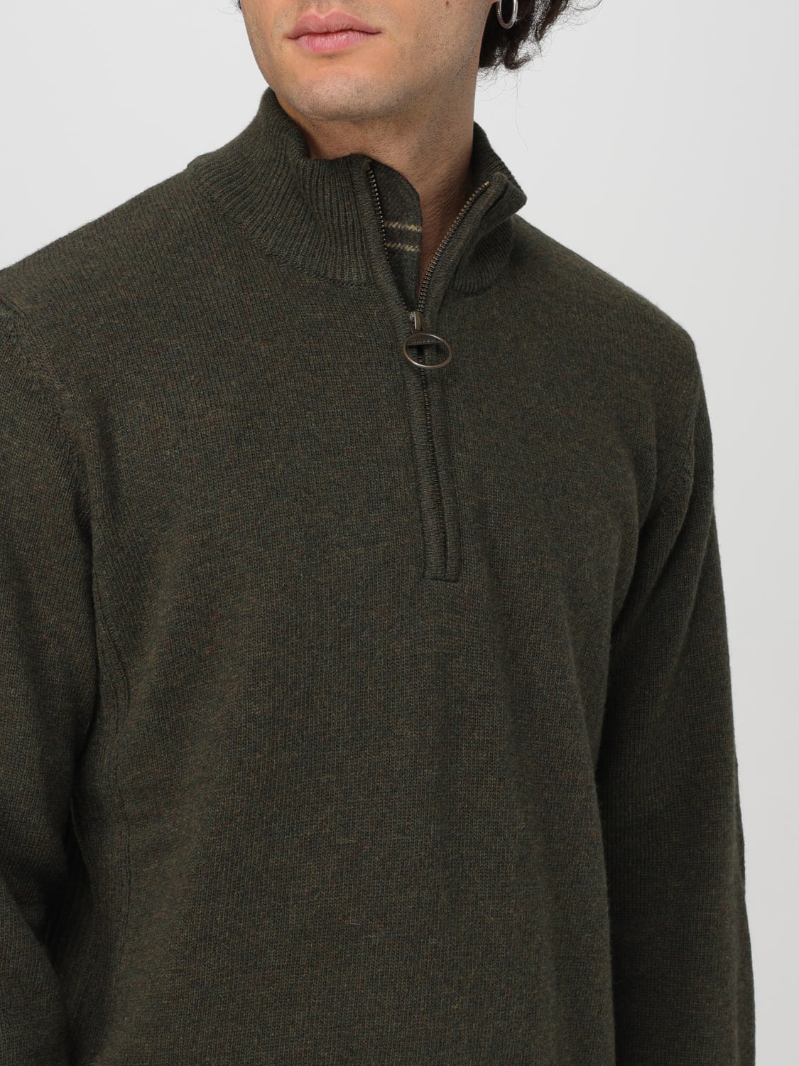 BARBOUR SWEATER: Sweater men Barbour, Green - Img 3