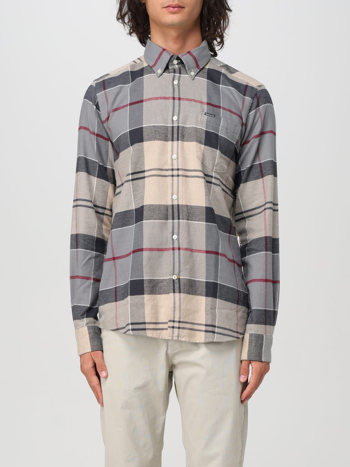 BARBOUR SHIRT: Shirt men Barbour, Beige - Img 1