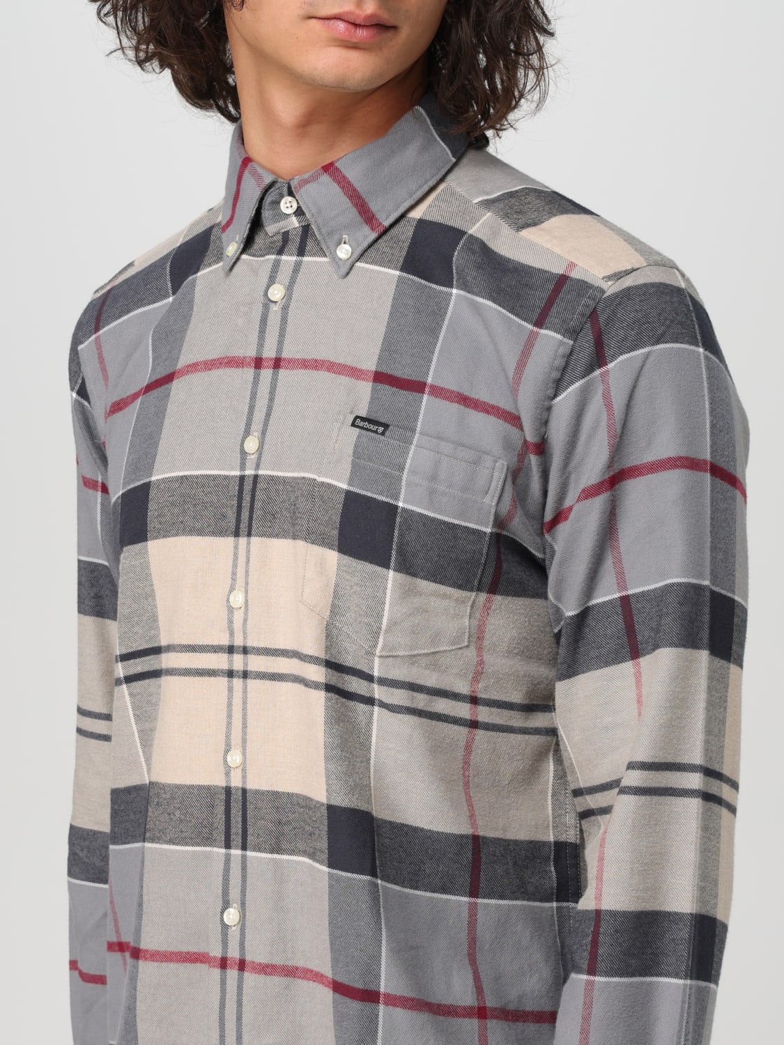 BARBOUR SHIRT: Shirt men Barbour, Beige - Img 3