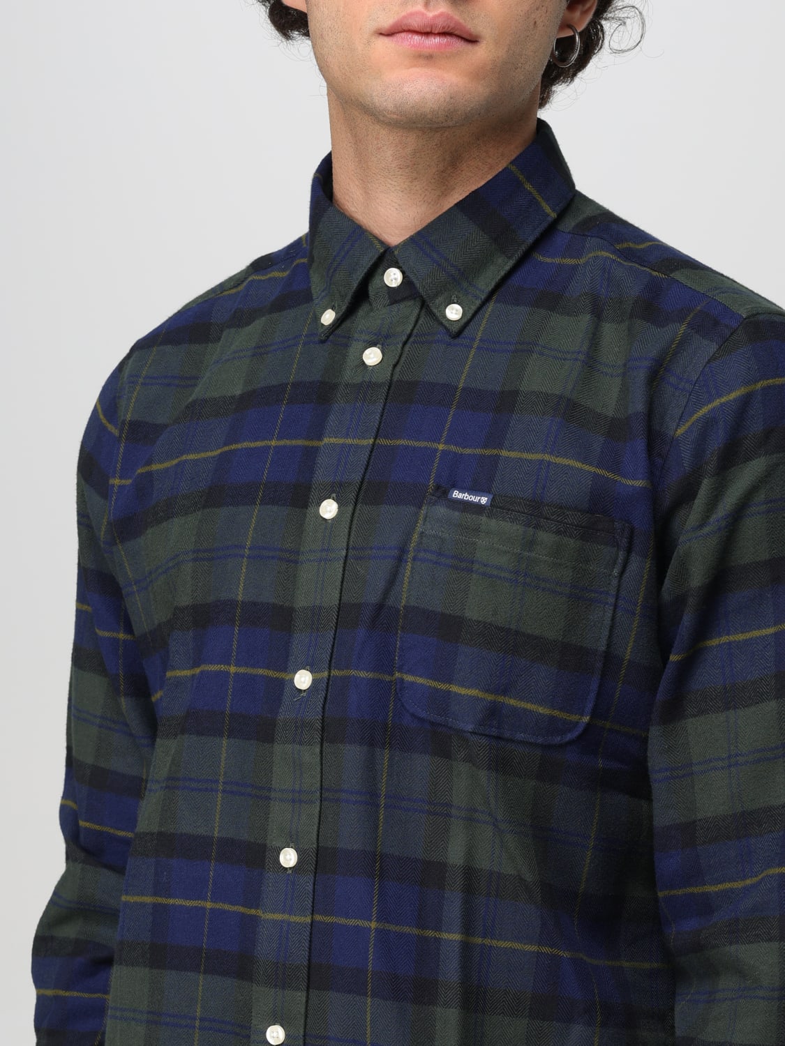 BARBOUR SHIRT: Shirt men Barbour, Blue - Img 3