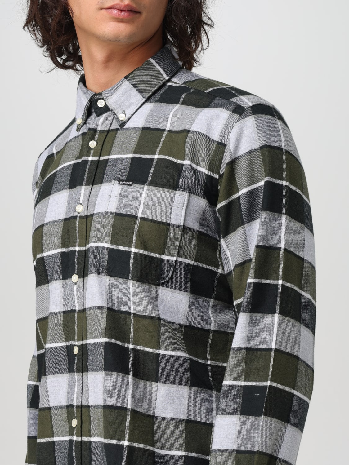 BARBOUR SHIRT: Shirt men Barbour, Green - Img 3