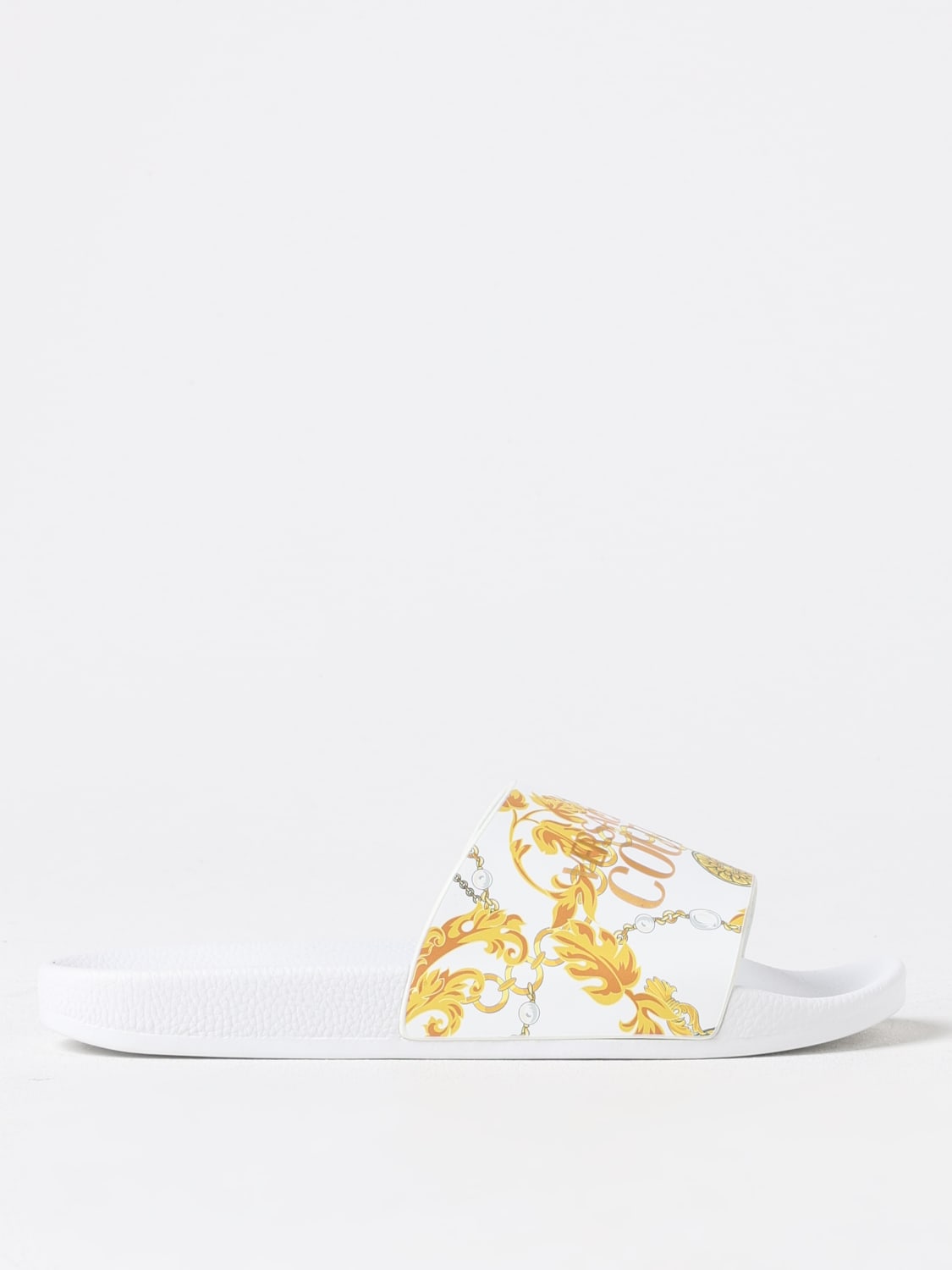 VERSACE JEANS COUTURE SANDALS: Sandals men Versace Jeans Couture, White - Img 1