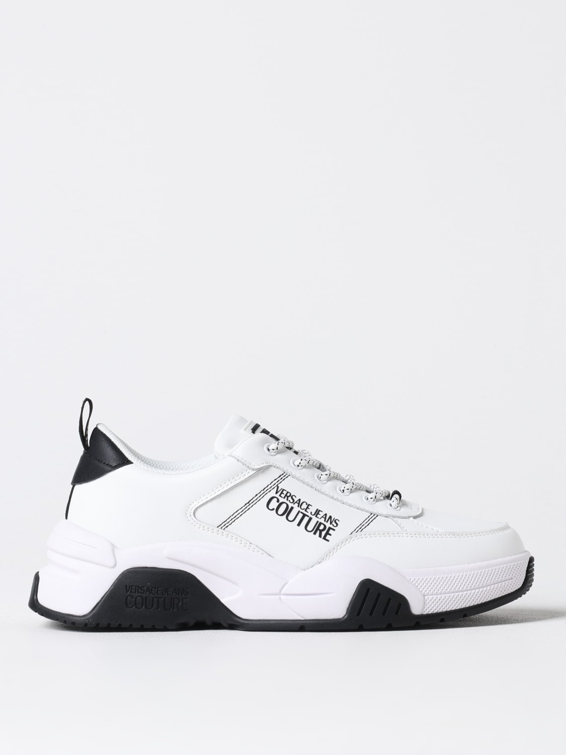 VERSACE JEANS COUTURE SNEAKERS: Sneakers men Versace Jeans Couture, White - Img 1