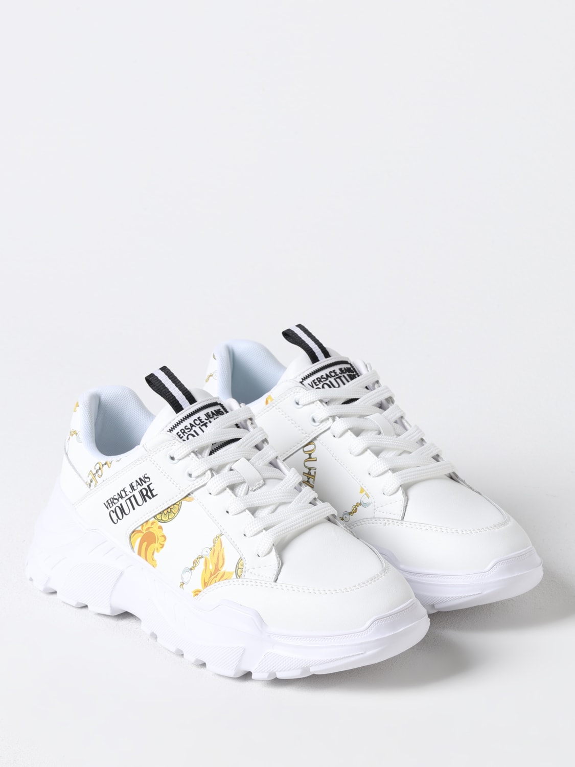 VERSACE JEANS COUTURE SNEAKERS: Sneakers men Versace Jeans Couture, White - Img 2