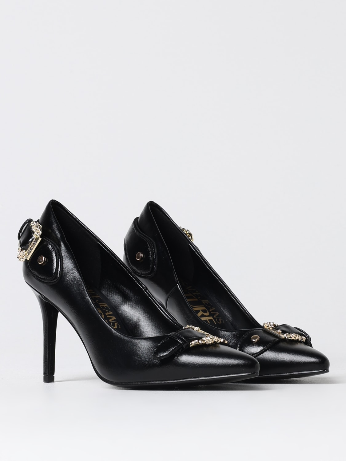 VERSACE JEANS COUTURE PUMPS: High heel shoes woman Versace Jeans Couture, Black - Img 2