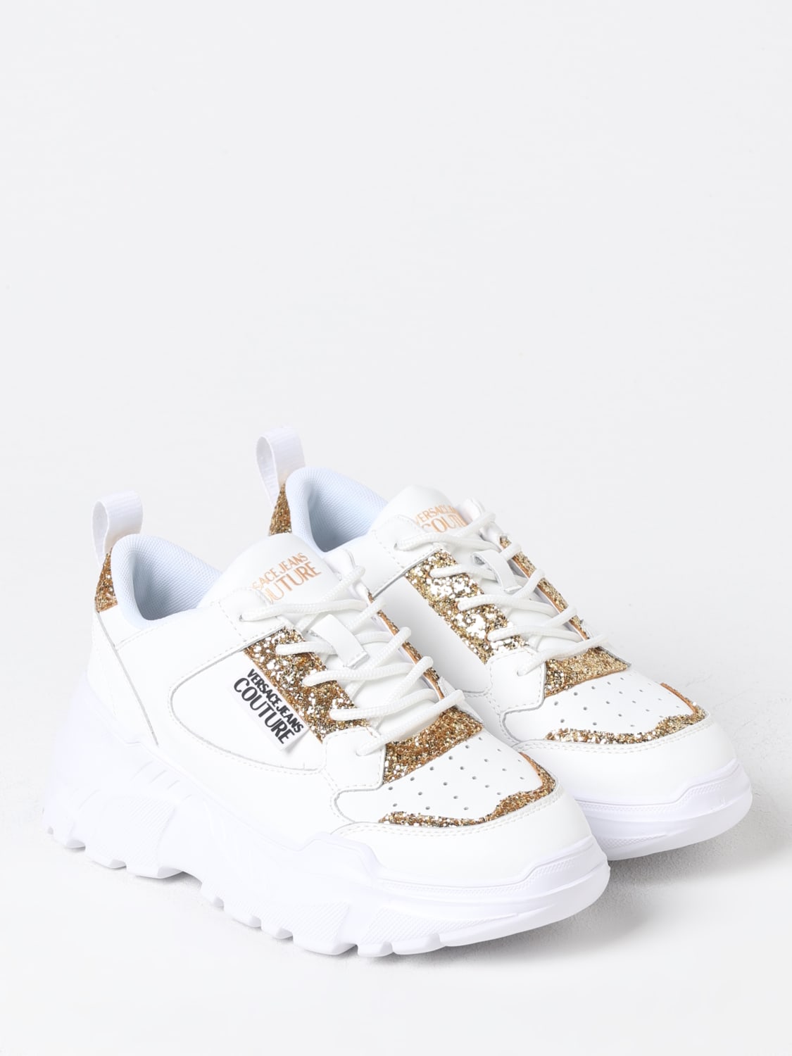 VERSACE JEANS COUTURE Sneakers woman White Versace Jeans Couture sneakers 77VA3SC2ZP308 online at GIGLIO.COM