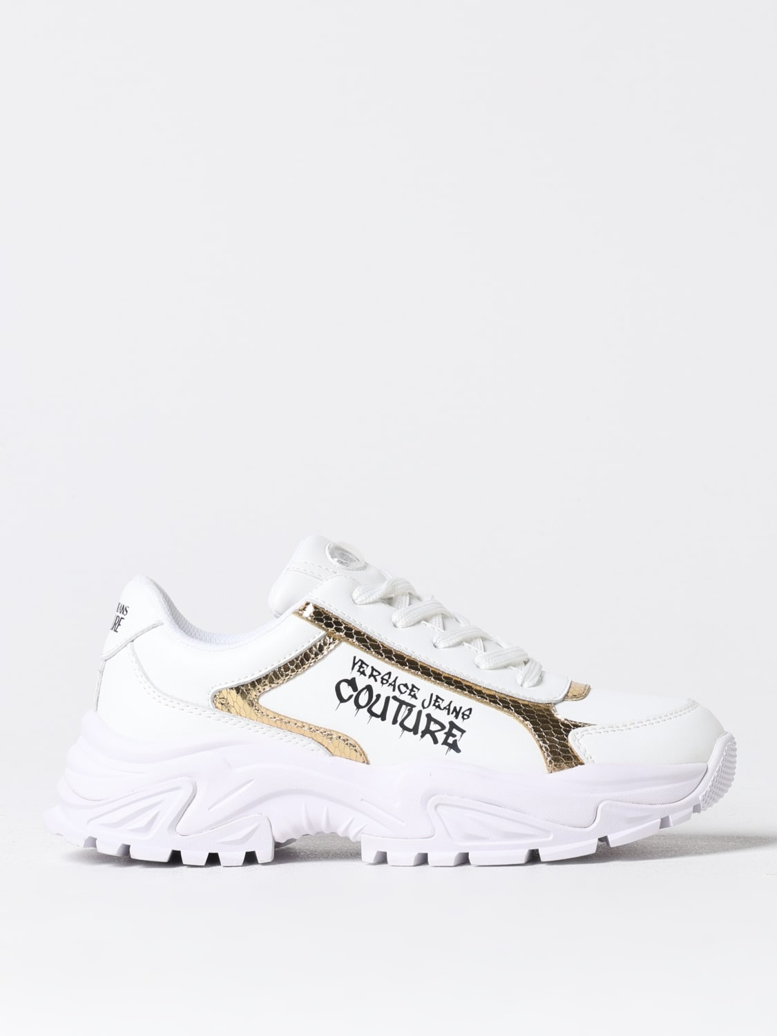 VERSACE JEANS COUTURE SNEAKERS: Sneakers damen Versace Jeans Couture, Weiß - Img 1