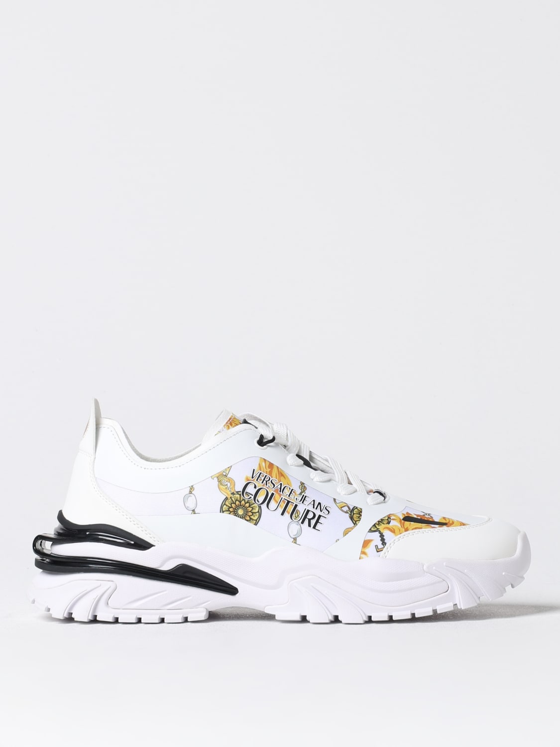 VERSACE JEANS COUTURE SNEAKERS: Sneakers men Versace Jeans Couture, White - Img 1