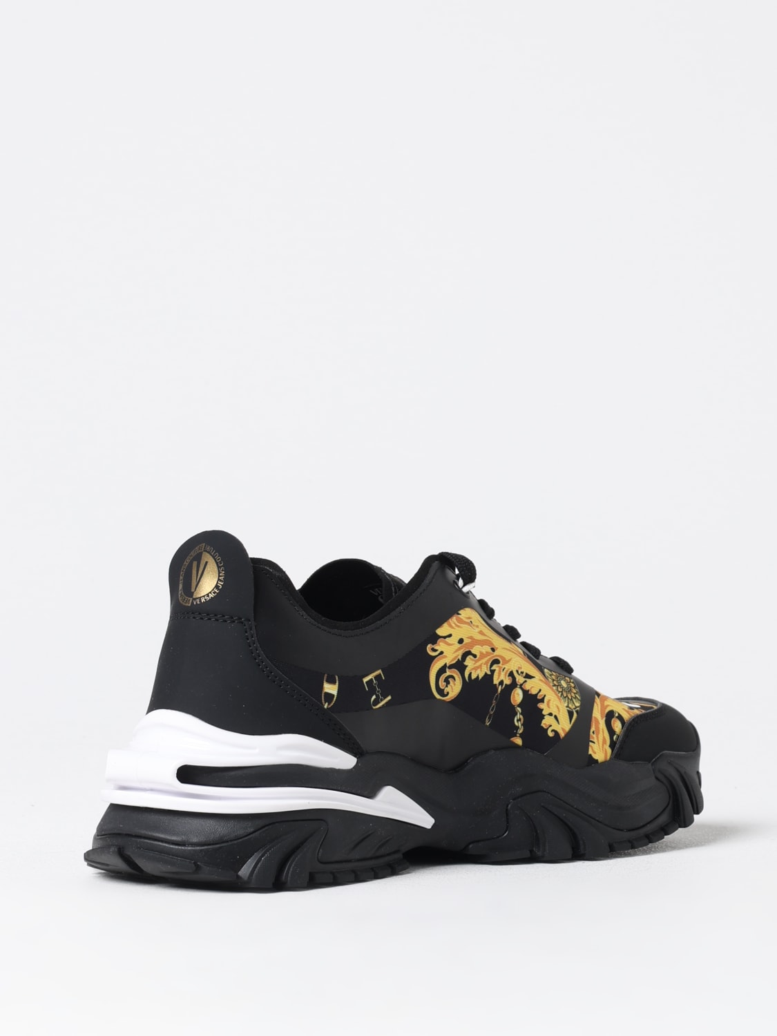 VERSACE JEANS COUTURE SNEAKERS: Sneakers men Versace Jeans Couture, Black - Img 3