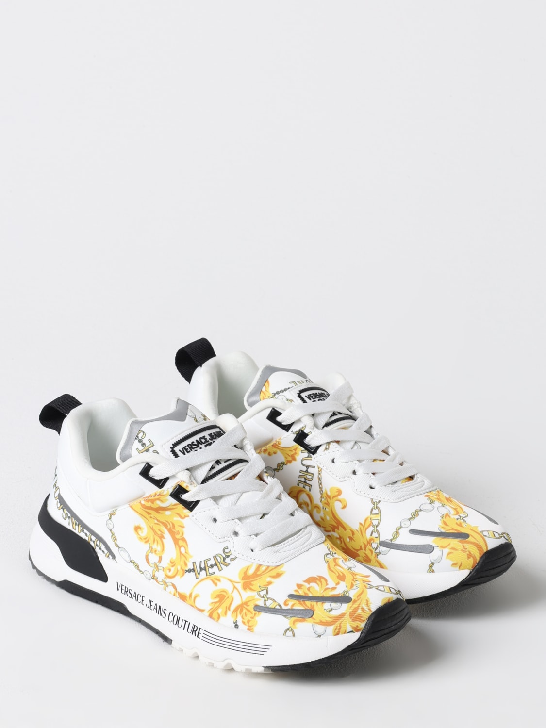 VERSACE JEANS COUTURE SNEAKERS: Sneakers men Versace Jeans Couture, White - Img 2