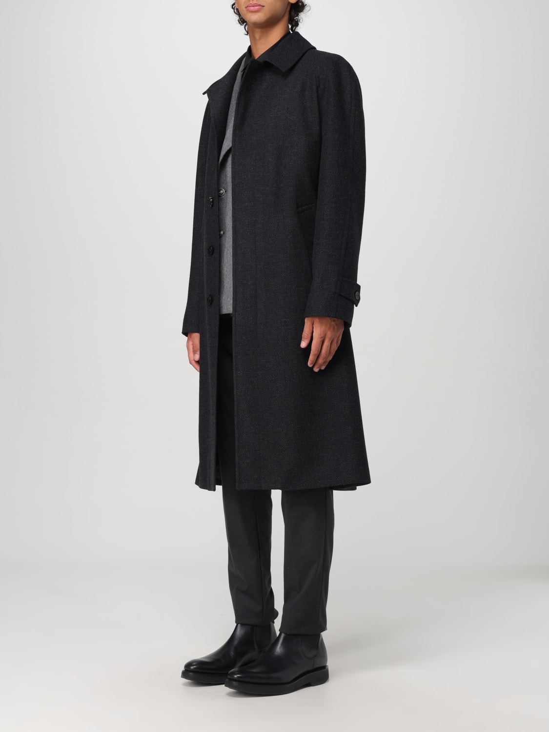 LARDINI MANTEAU: Manteau homme Lardini, Noir - Img 3