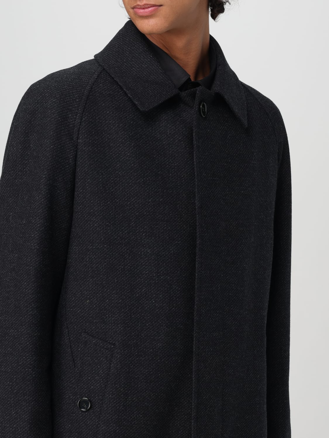 LARDINI MANTEAU: Manteau homme Lardini, Noir - Img 4