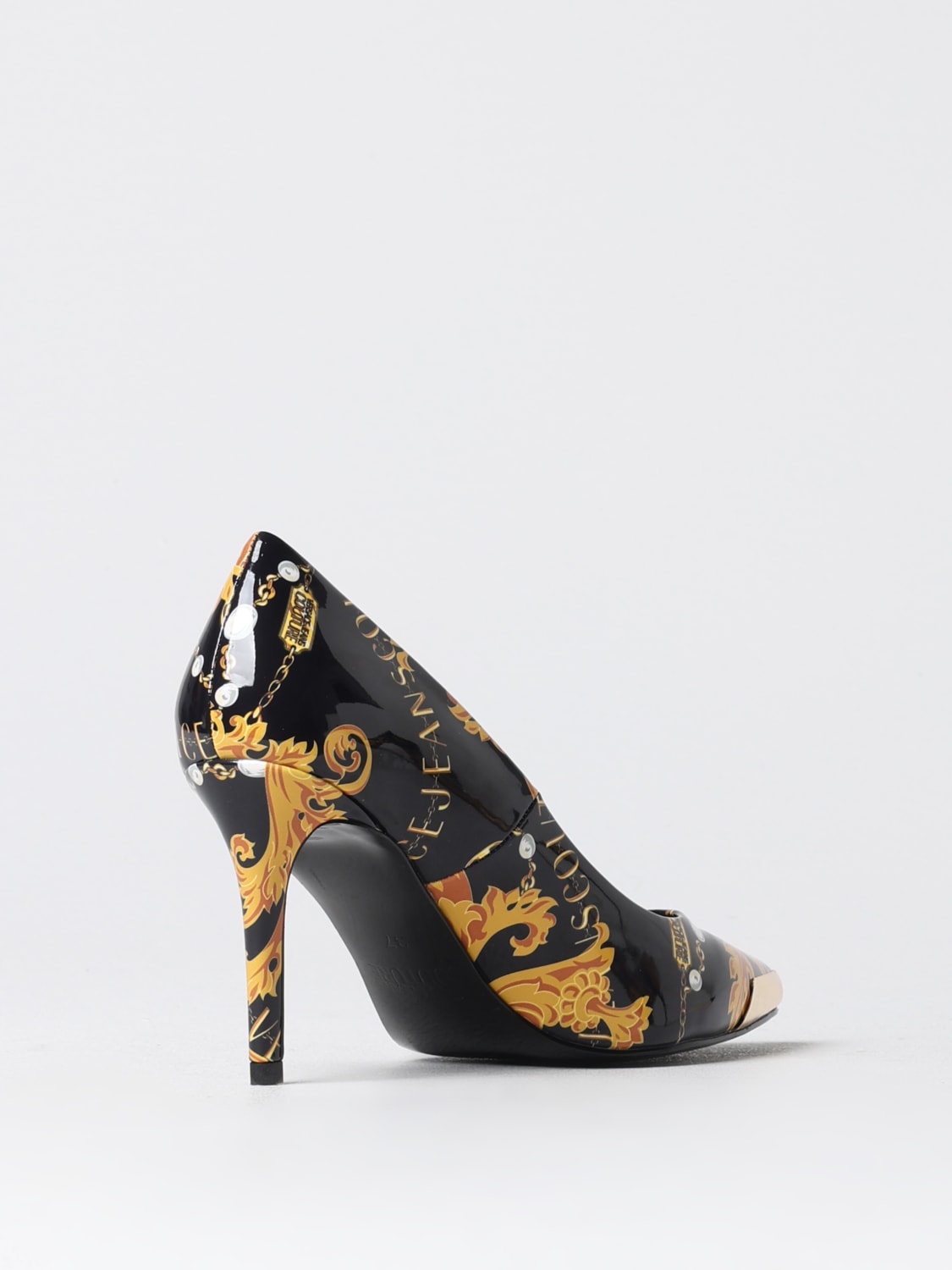 VERSACE JEANS COUTURE PUMPS: High heel shoes woman Versace Jeans Couture, Black - Img 3