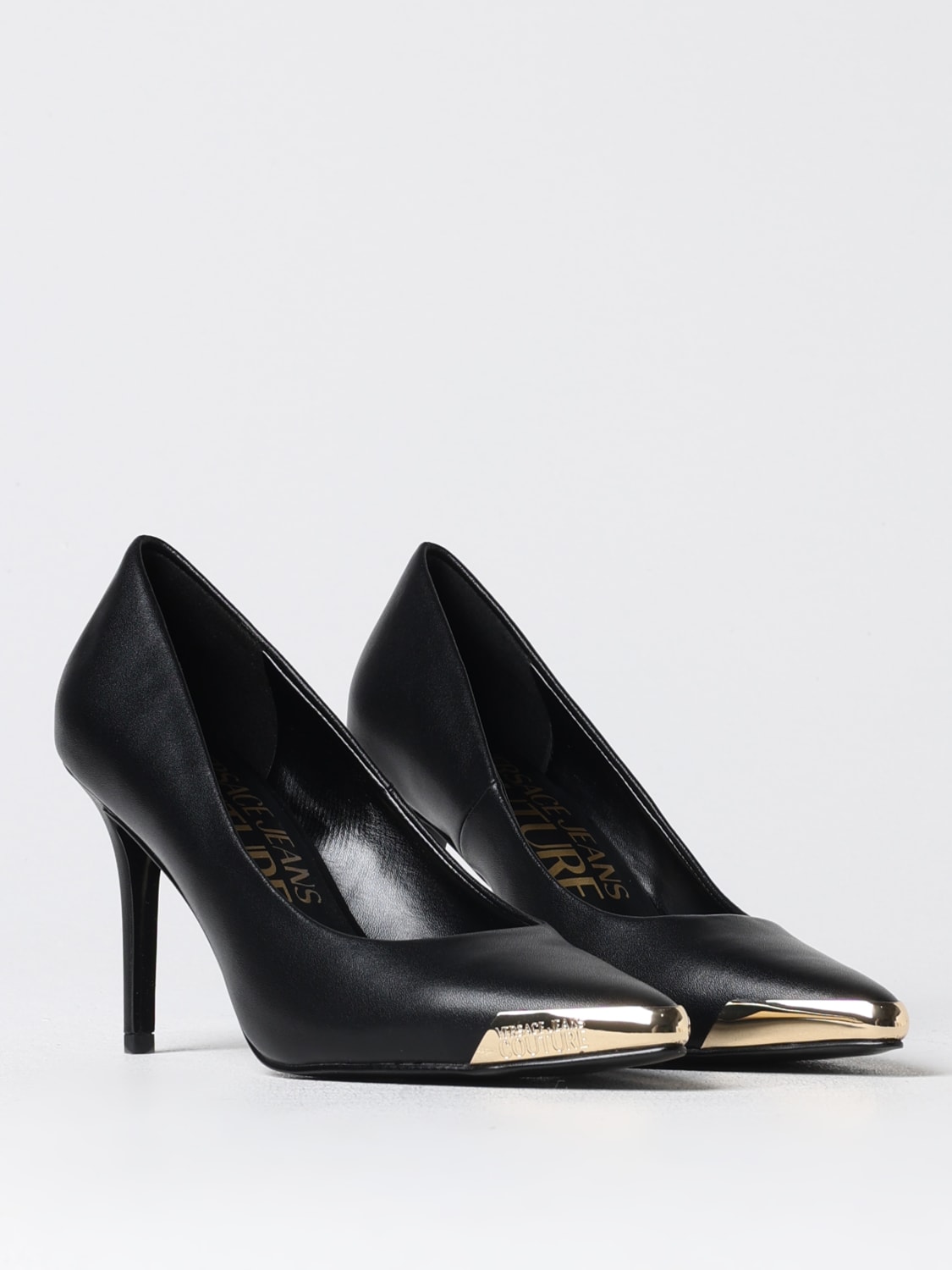 VERSACE JEANS COUTURE PUMPS: High heel shoes woman Versace Jeans Couture, Black - Img 2