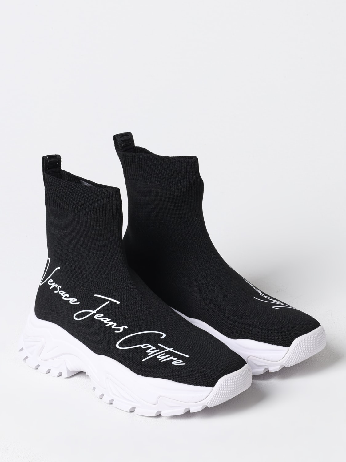 VERSACE JEANS COUTURE SNEAKERS: Sneakers woman Versace Jeans Couture, Black - Img 2