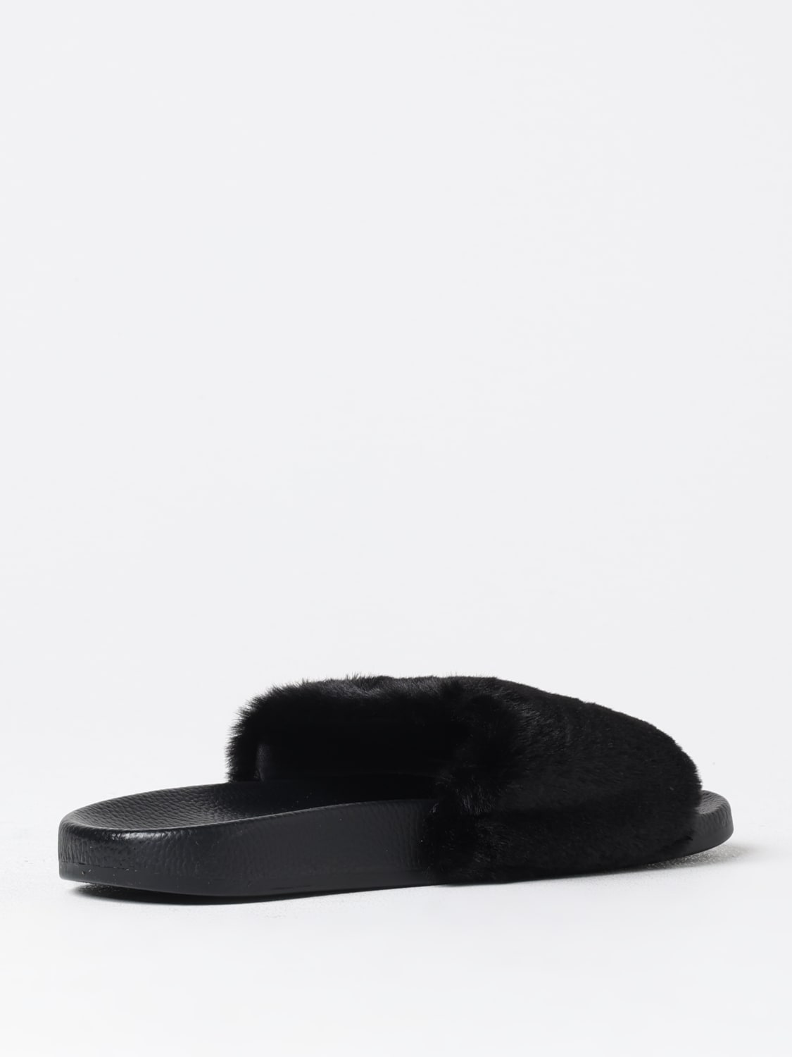 VERSACE JEANS COUTURE FLAT SANDALS: Flat sandals woman Versace Jeans Couture, Black - Img 3