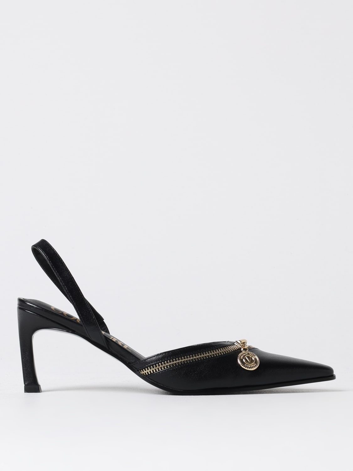 Giglio Slingback Versace Jeans Couture in nappa sintetica