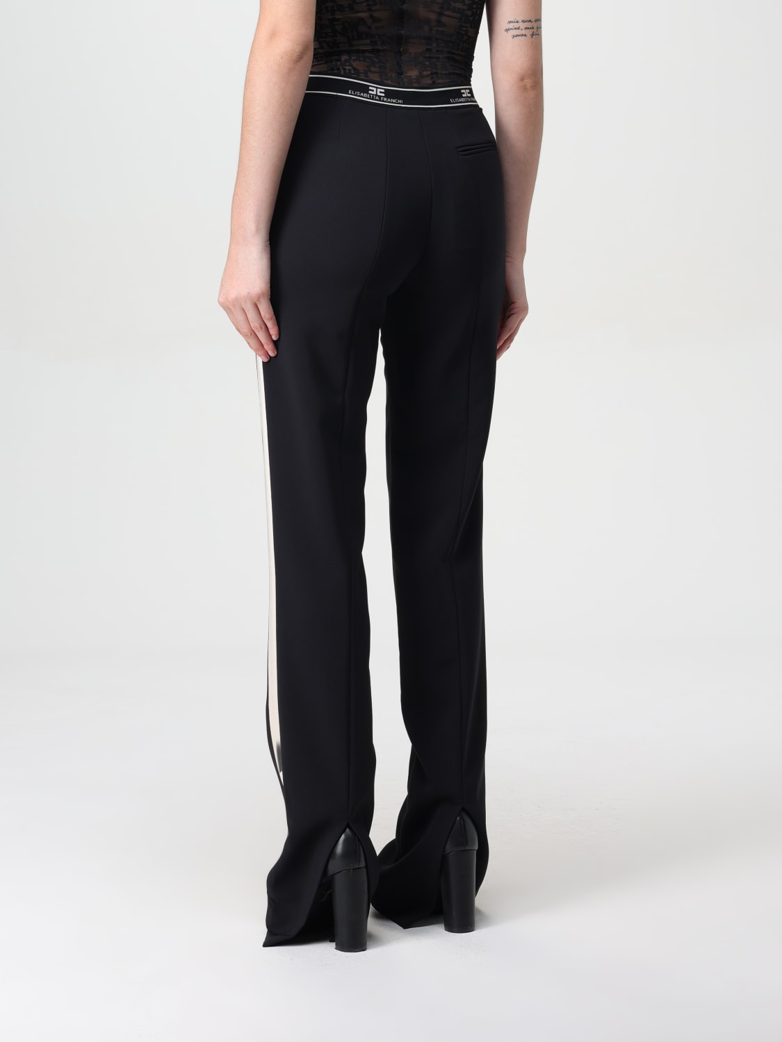 ELISABETTA FRANCHI PANTS: Pants woman Elisabetta Franchi, Black - Img 2