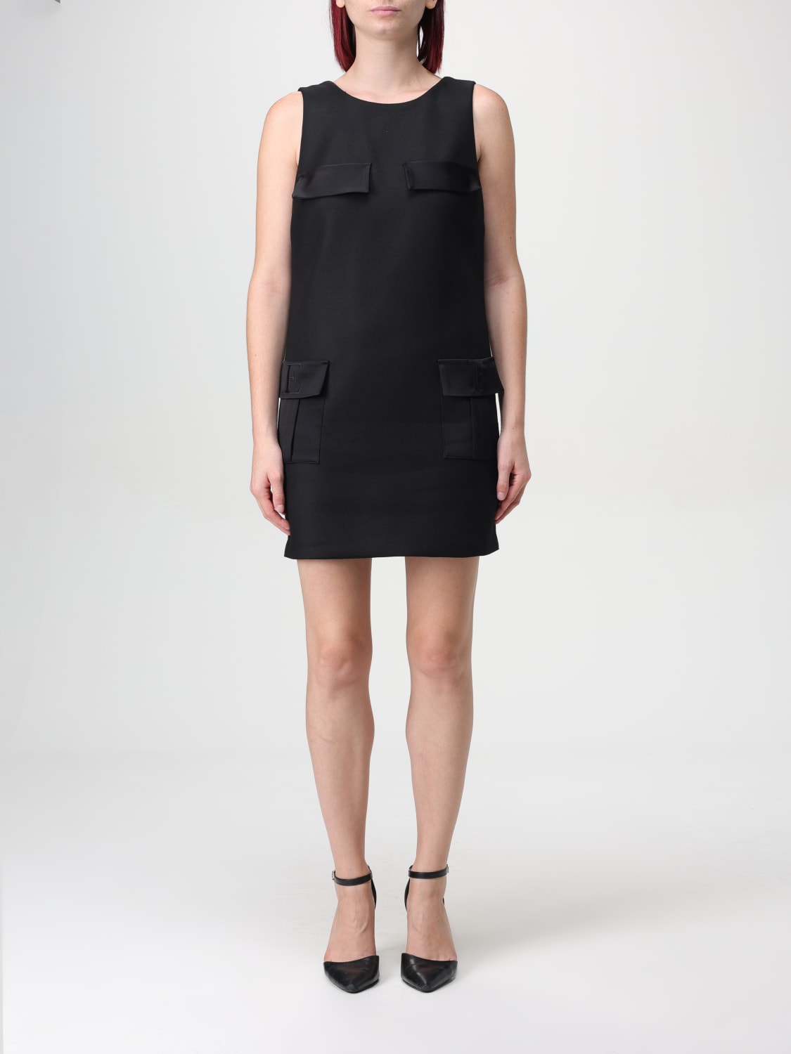 ELISABETTA FRANCHI DRESS: Dress woman Elisabetta Franchi, Black - Img 1