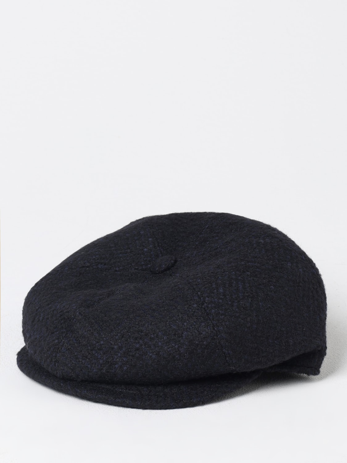 Giglio Cappello Tagliatore in lana con motivo spigato