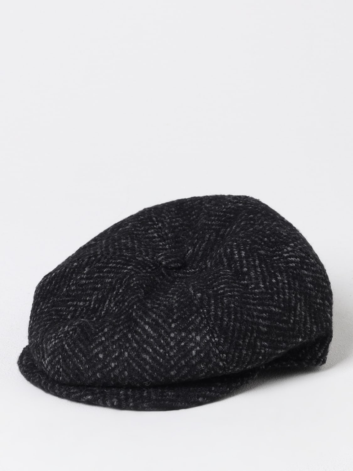 Giglio Cappello Tagliatore in lana con motivo spigato