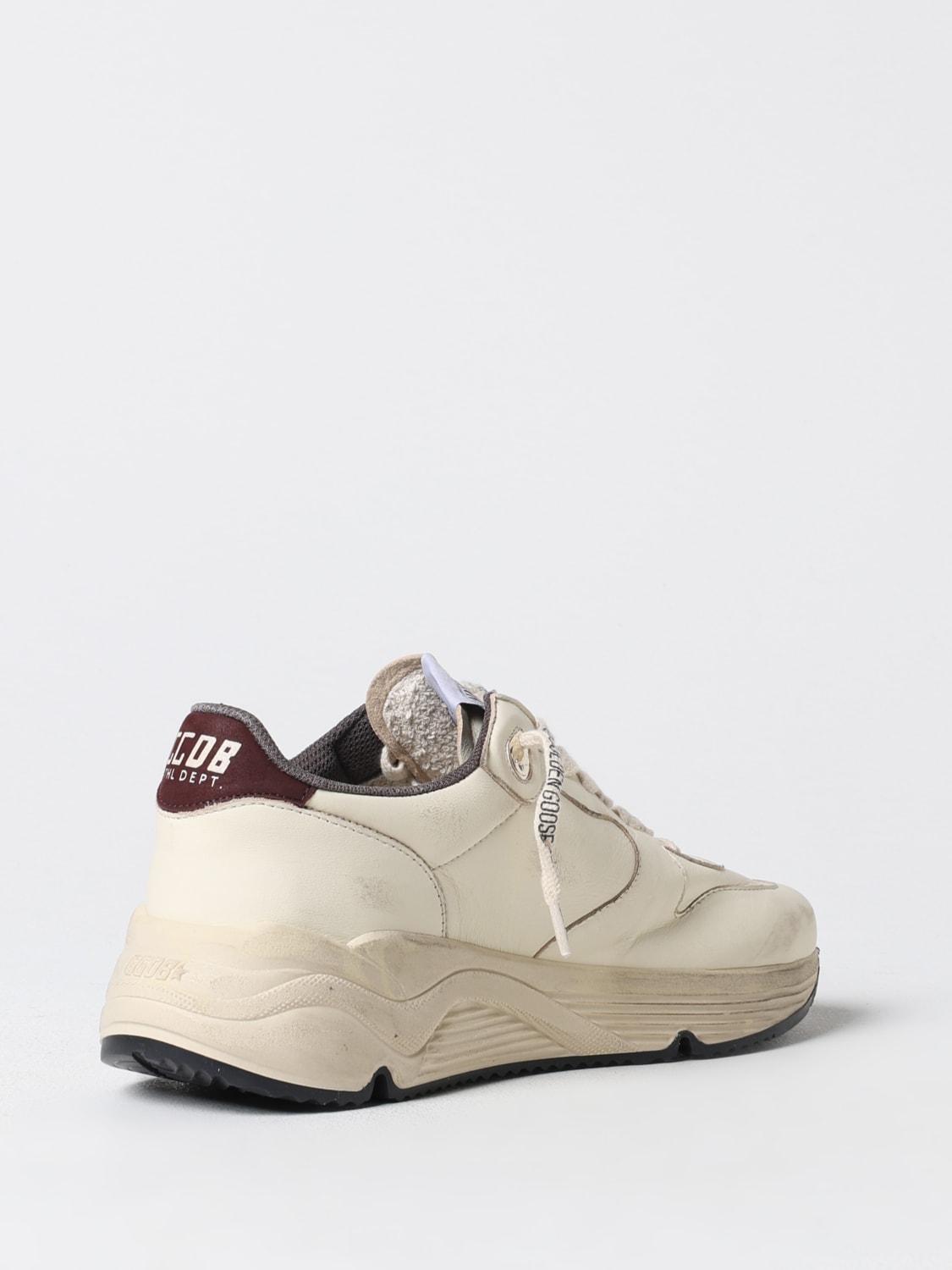 Golden ｜SNEAKERS (GMF00683 F005459 90167) Men's Marathon with black nylon upper and white star