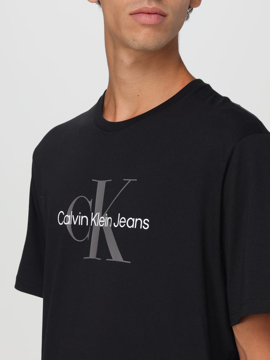 CALVIN KLEIN T-SHIRT: T-shirt men Calvin Klein, Black - Img 3