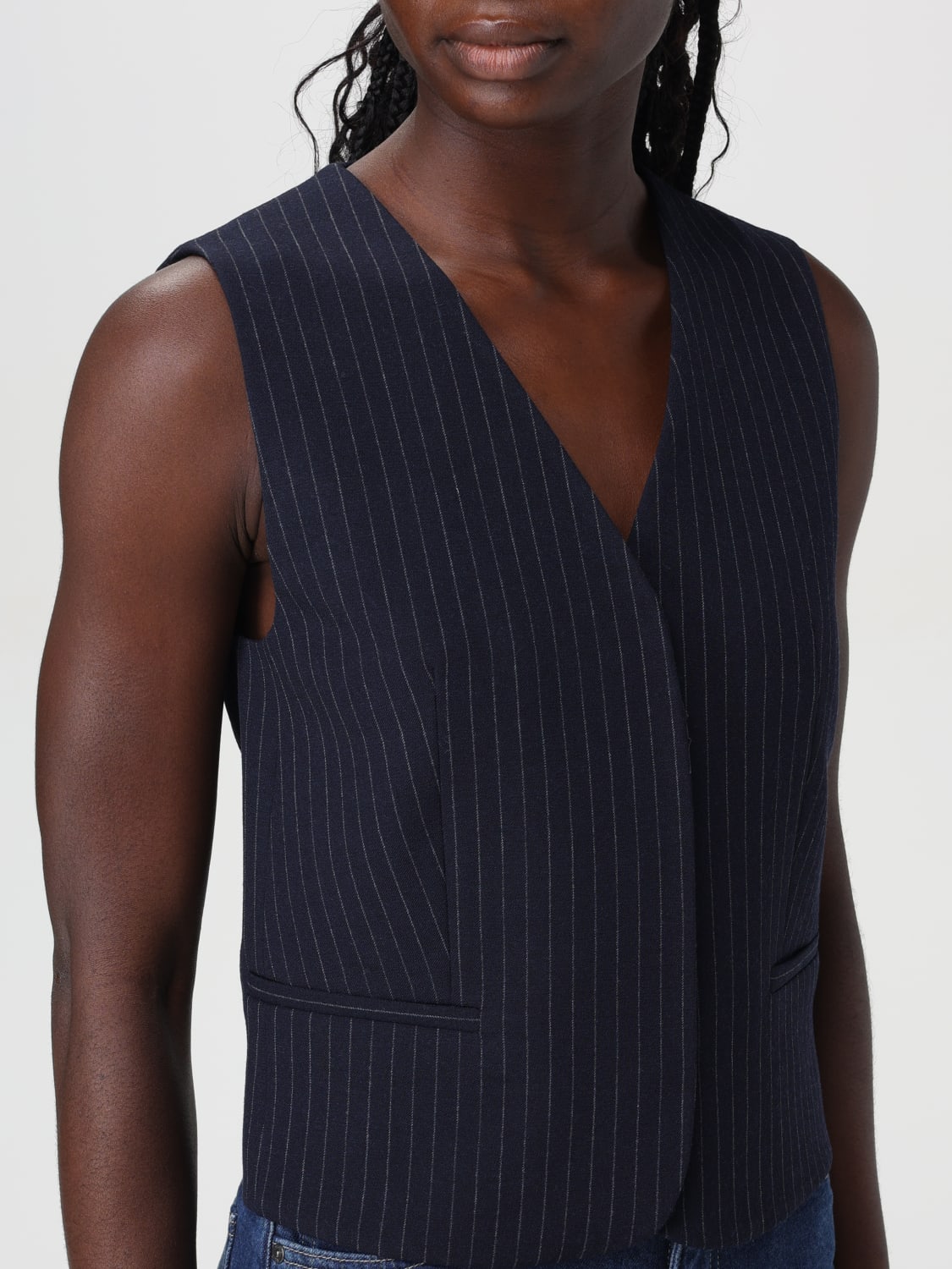 CALVIN KLEIN WAISTCOAT: Calvin Klein women's vest, Blue - Img 3