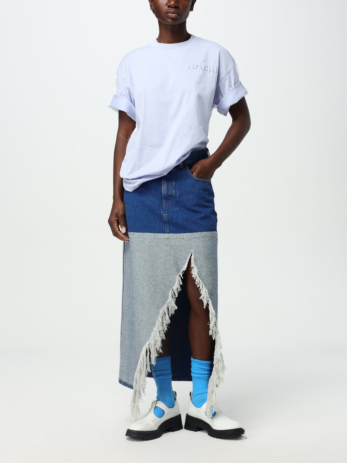 MARNI T-SHIRT: T-shirt damen Marni, Blau - Img 2