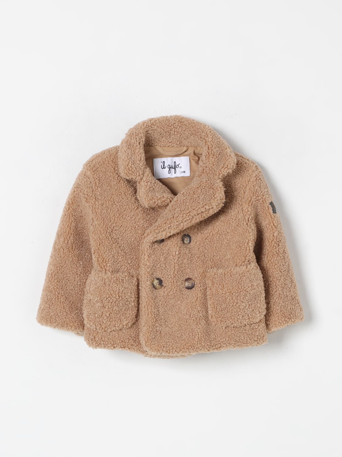 IL GUFO CAPPOTTO: Cappotto neonato Il Gufo, Beige - Img 1