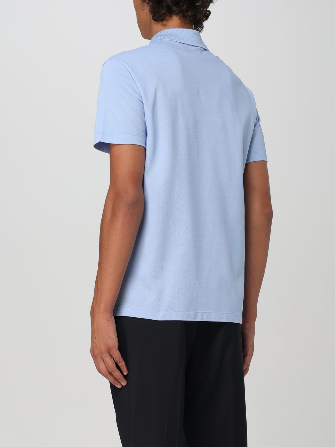 VERSACE POLO SHIRT: Polo shirt men Versace, Blue - Img 2