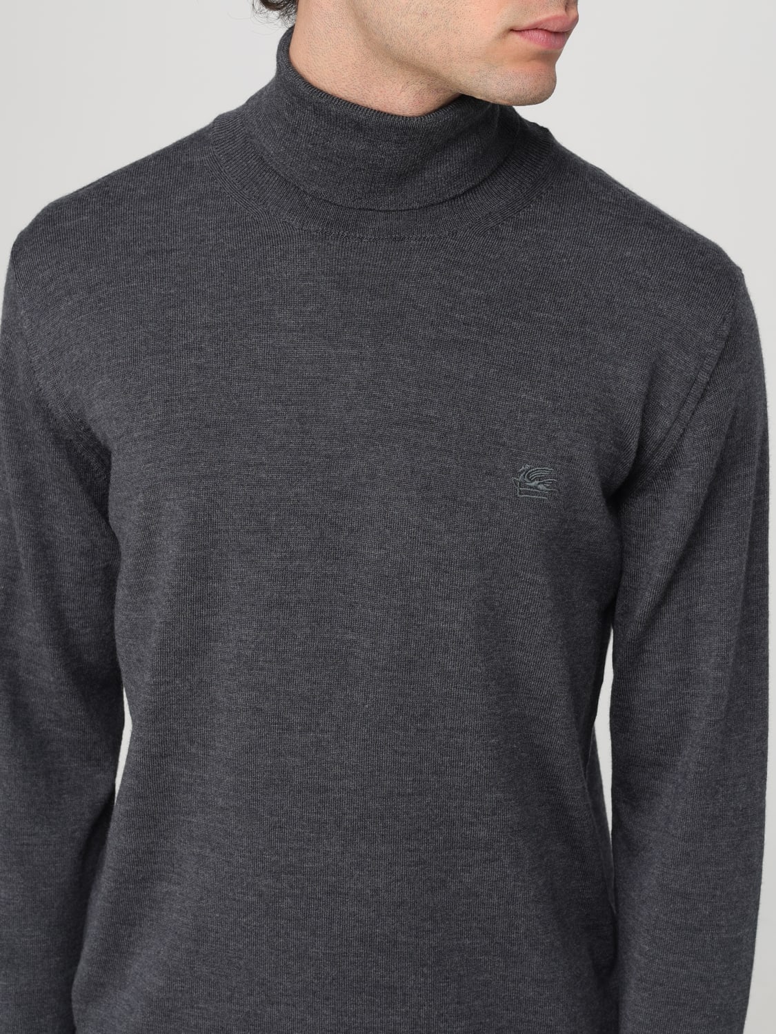 ETRO SWEATER: Sweater men Etro, Charcoal - Img 5