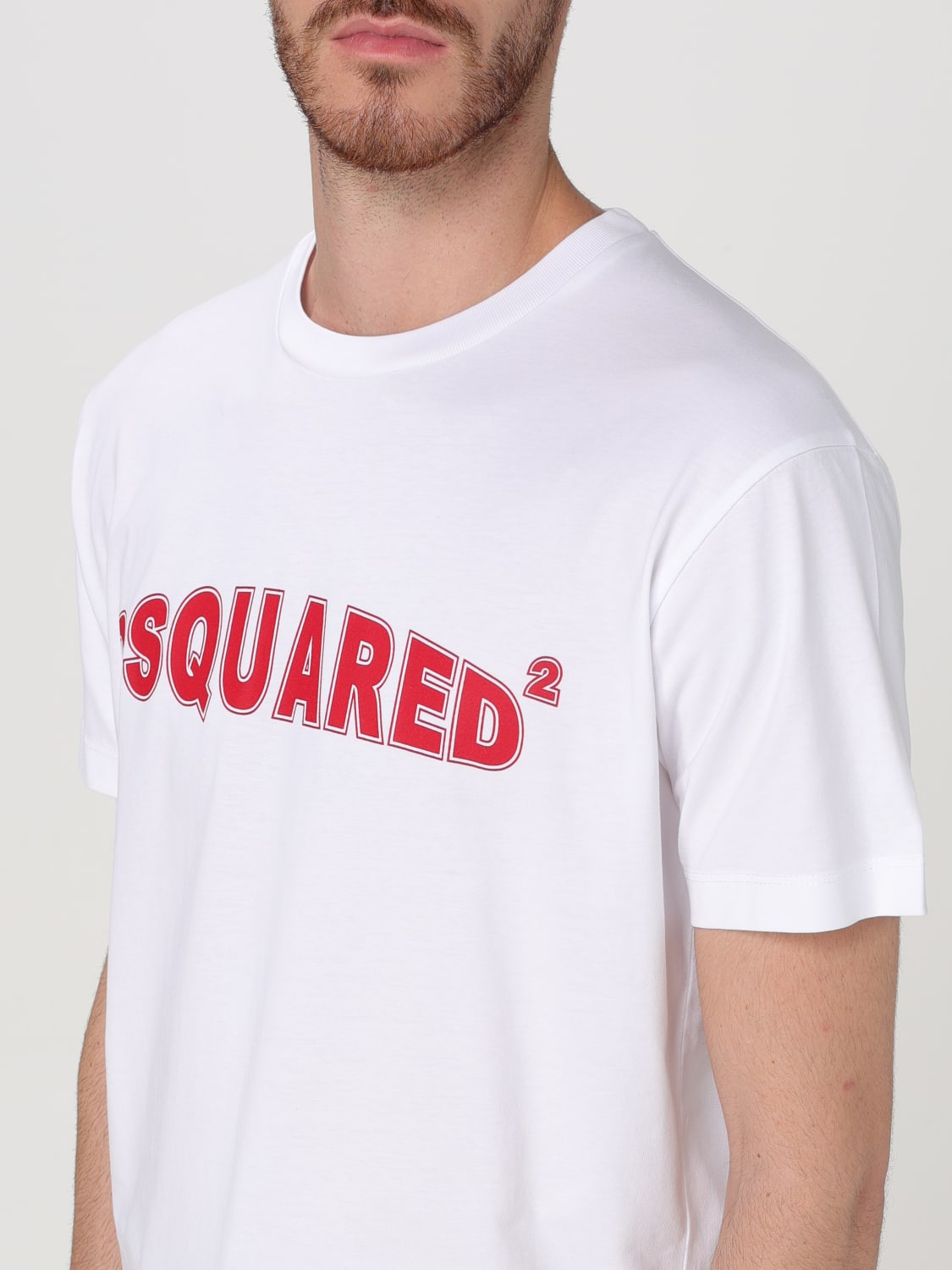 DSQUARED2 T-SHIRT: T-shirt men Dsquared2, White - Img 3