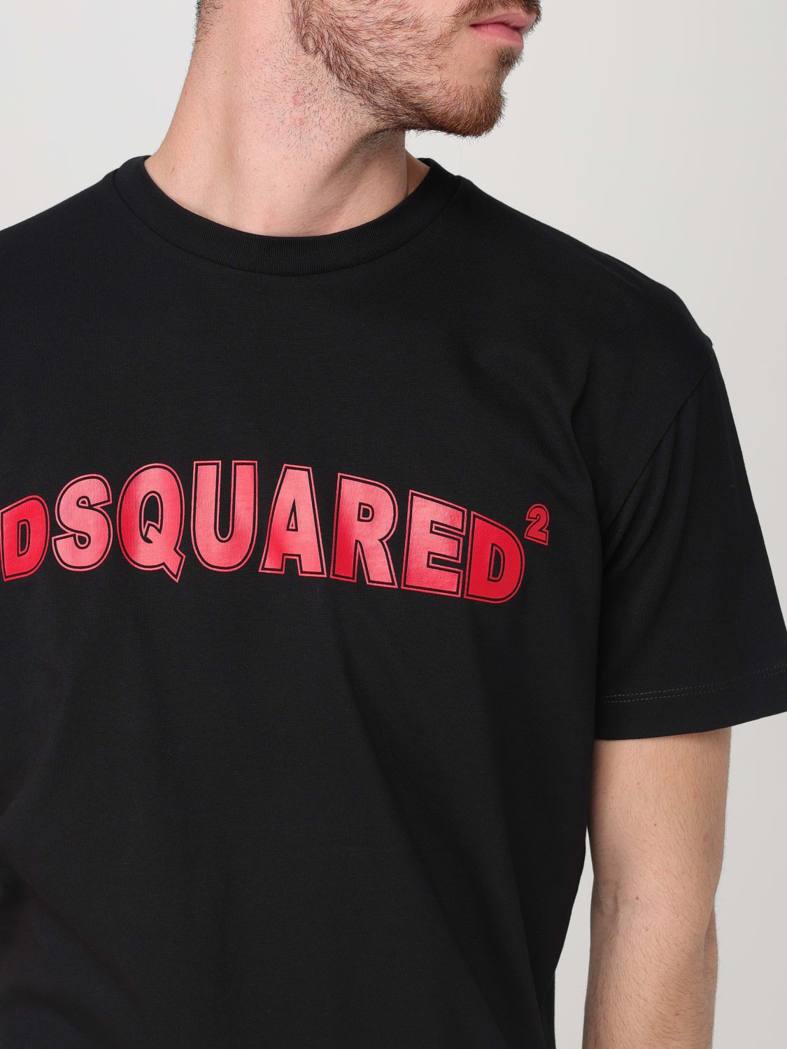 DSQUARED2 T-SHIRT: T-shirt men Dsquared2, Black - Img 3