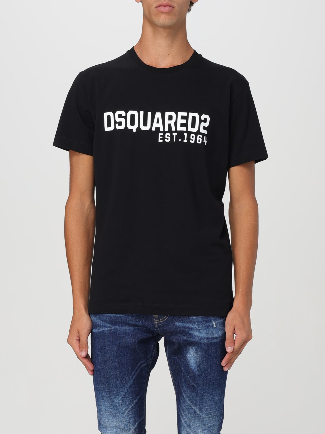 DSQUARED2 T-SHIRT: T-shirt men Dsquared2, Black - Img 1