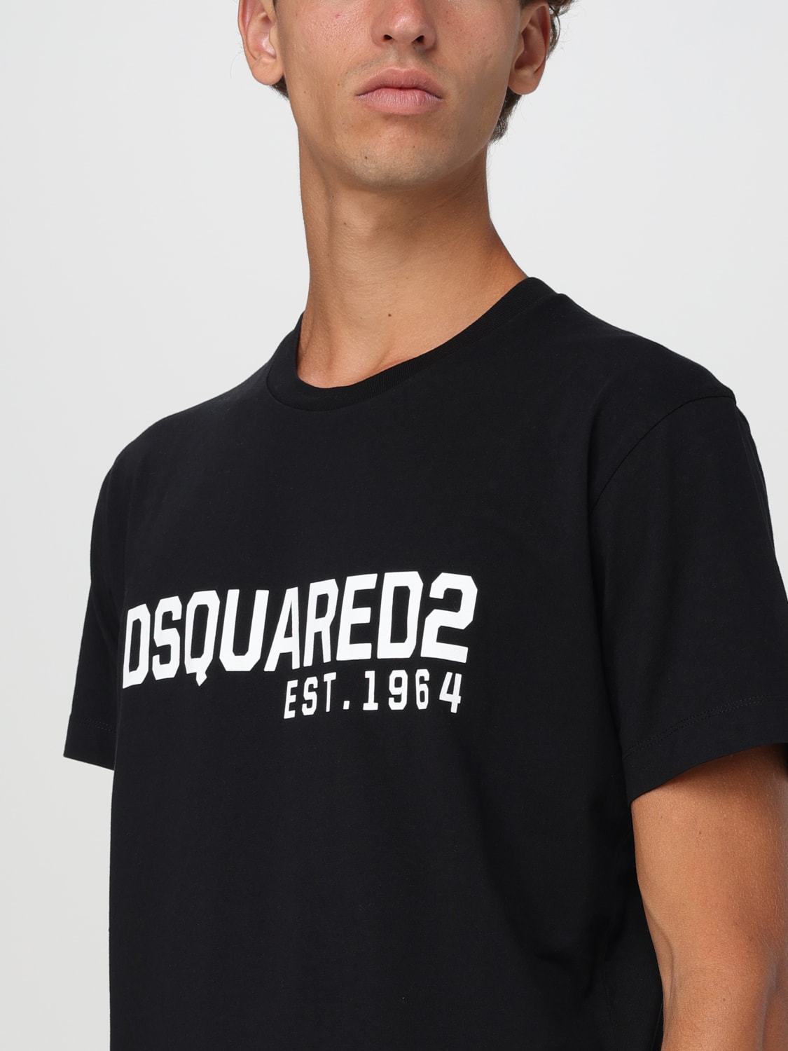 DSQUARED2 T-SHIRT: T-shirt men Dsquared2, Black - Img 3