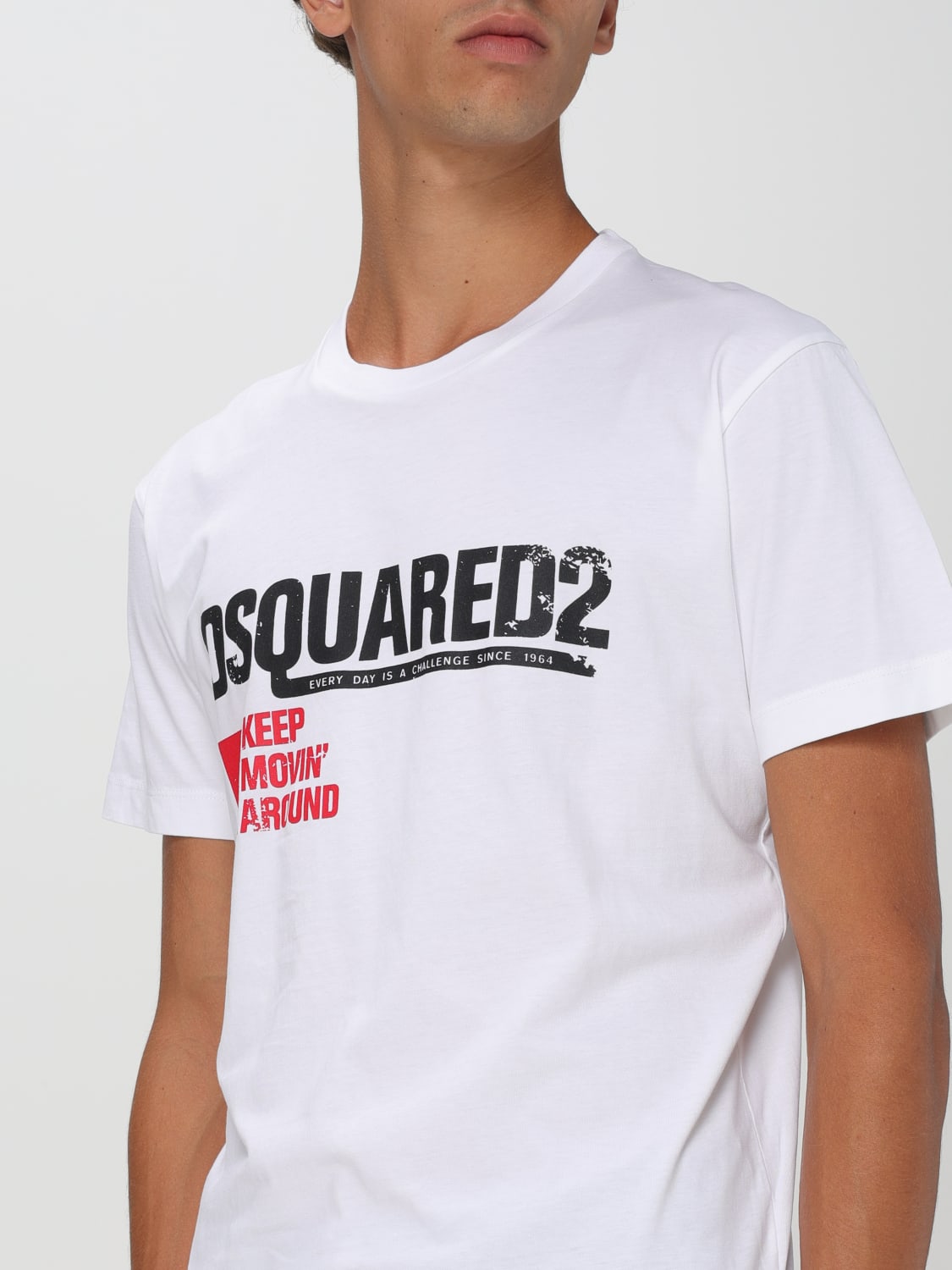 DSQUARED2 T-SHIRT: T-shirt men Dsquared2, White - Img 3