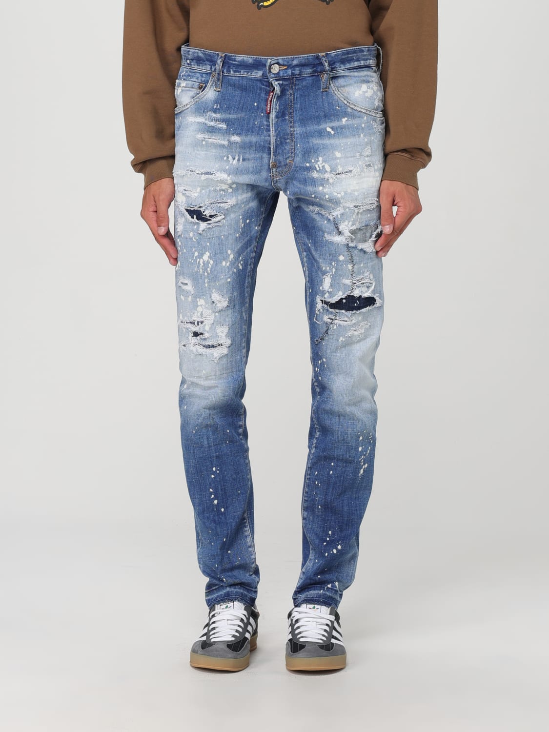 Giglio Jeans Dsquared2 in denim di cotone used