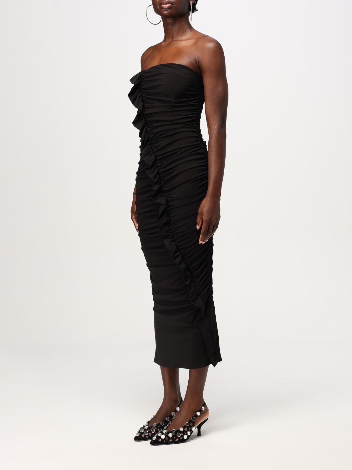 THE ATTICO DRESS: Dress woman The Attico, Black - Img 4