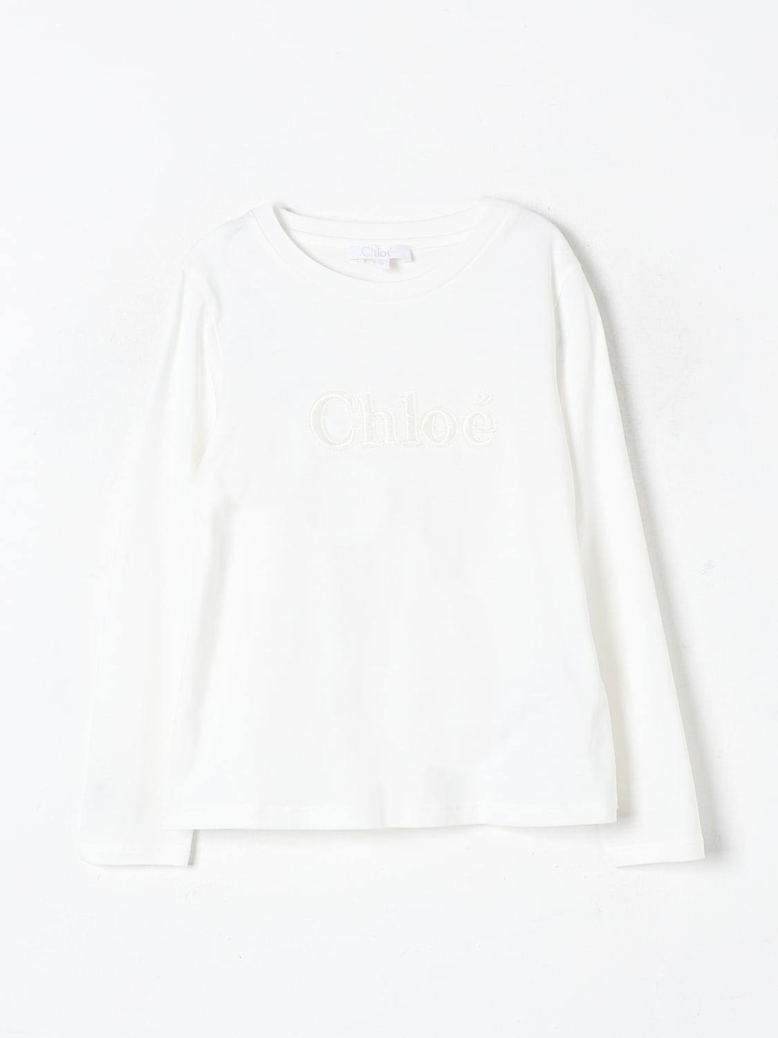 CHLOÉ T-SHIRT: T-shirt kids ChloÉ, White - Img 1