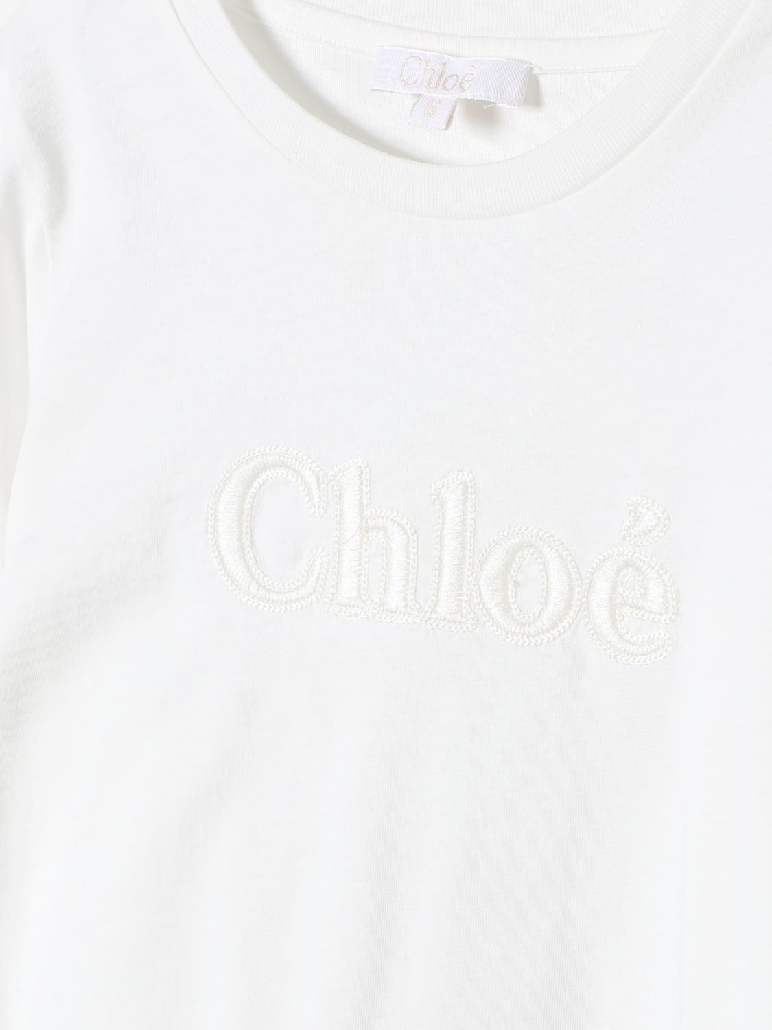 CHLOÉ T-SHIRT: T-shirt kids ChloÉ, White - Img 3