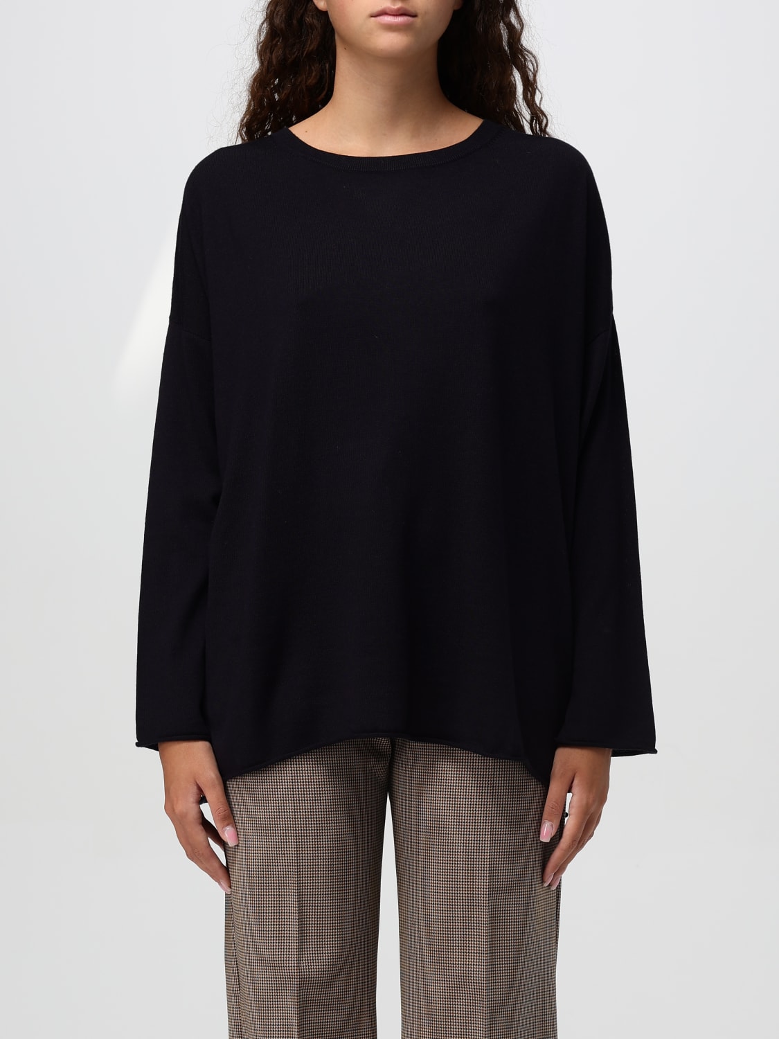 ALLUDE SWEATER: Sweater woman Allude, Black - Img 1